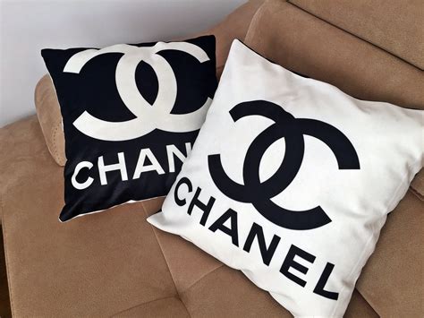 chanel throw pillows|Chanel cushion covers.